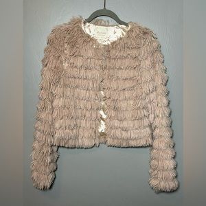 Altar'd State Cream Teddy Jacket